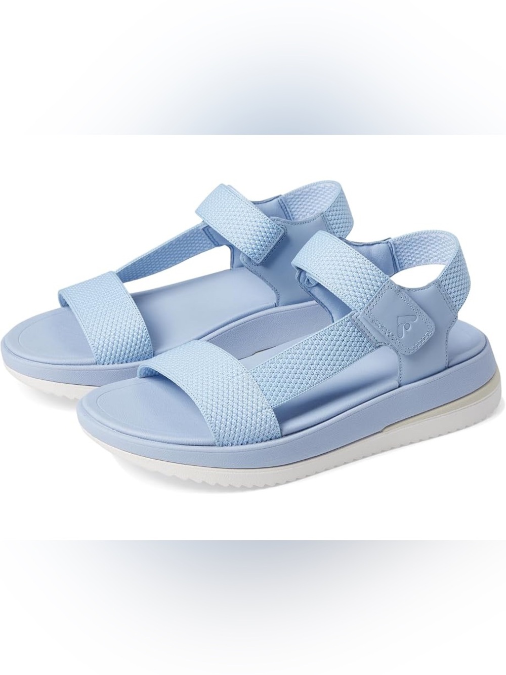 NWT Fitflop Surff Two-Tone Webbing/Leather Back Strap Sandals